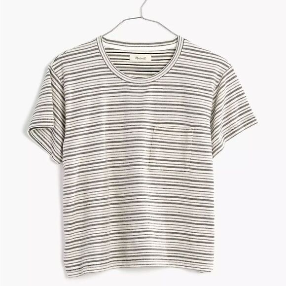 Madewell Striped T Shirt - Picture 1 of 3